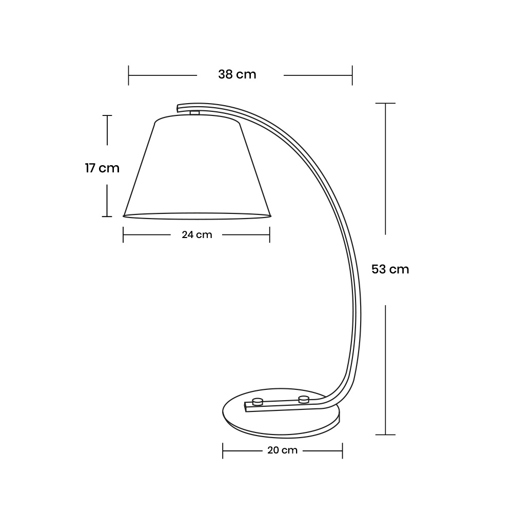 Foto 3 pulgar | Mil Luces Lampara De Mesa Utaka