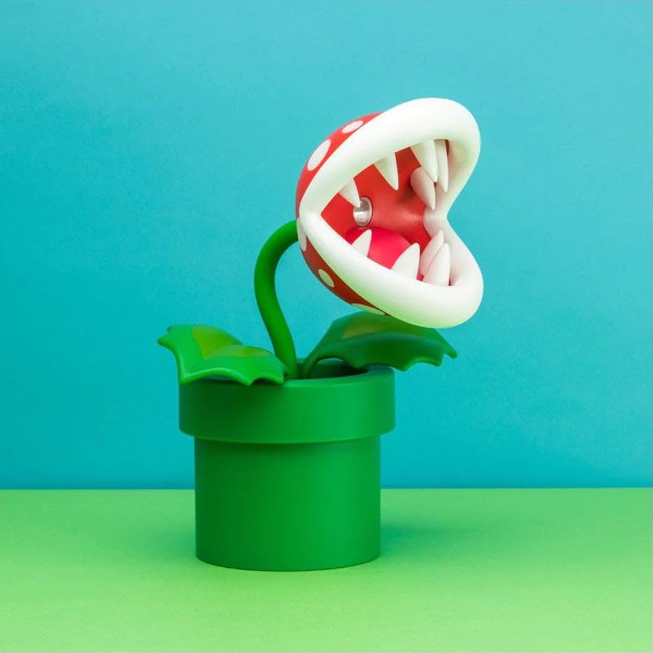 Foto 3 pulgar | Lámpara Paladone Piranha Plant Super Mario Bros Nintendo - Venta Internacional.