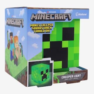 Foto 1 | Lámpara De Escritorio Paladone Minecraft Creeper Con Sonidos Oficiales - Venta Internacional.