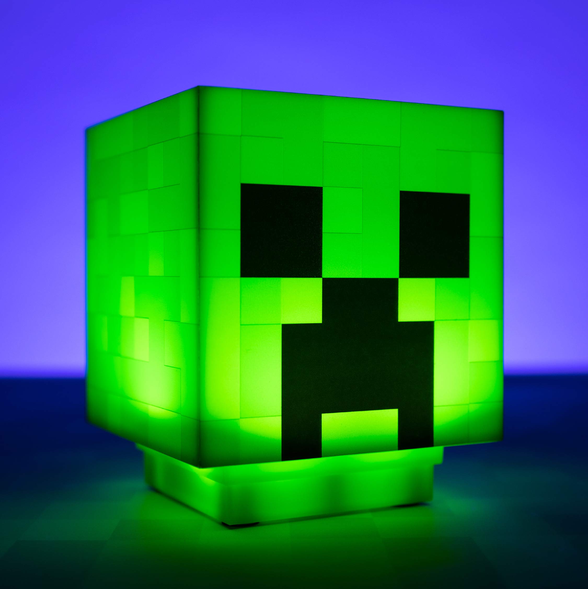 Foto 4 pulgar | Lámpara De Escritorio Paladone Minecraft Creeper Con Sonidos Oficiales - Venta Internacional.