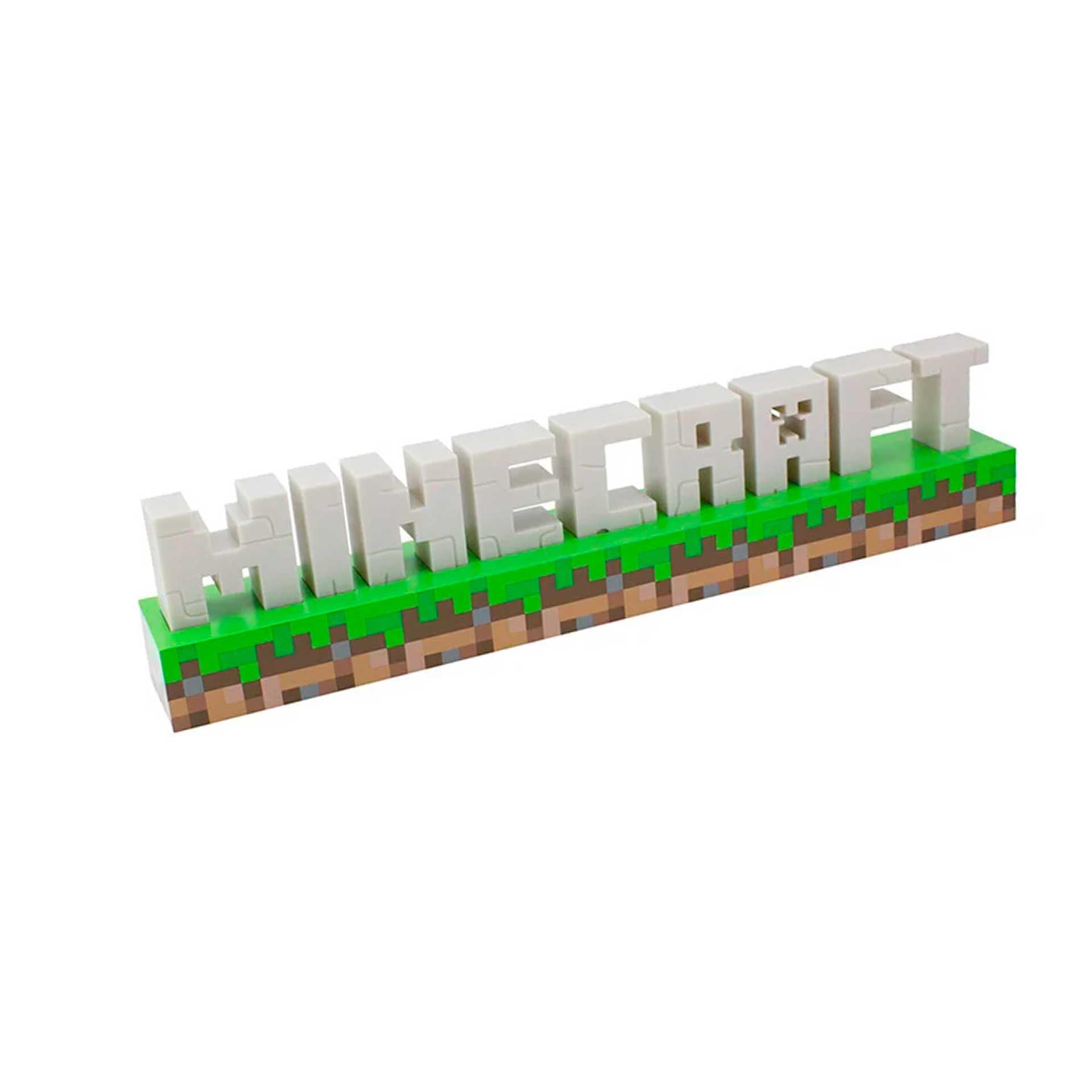 Foto 2 pulgar | Batería Logo Light Paladone Para Minecraft O Usb, 2 Modos De Luz - Venta Internacional.
