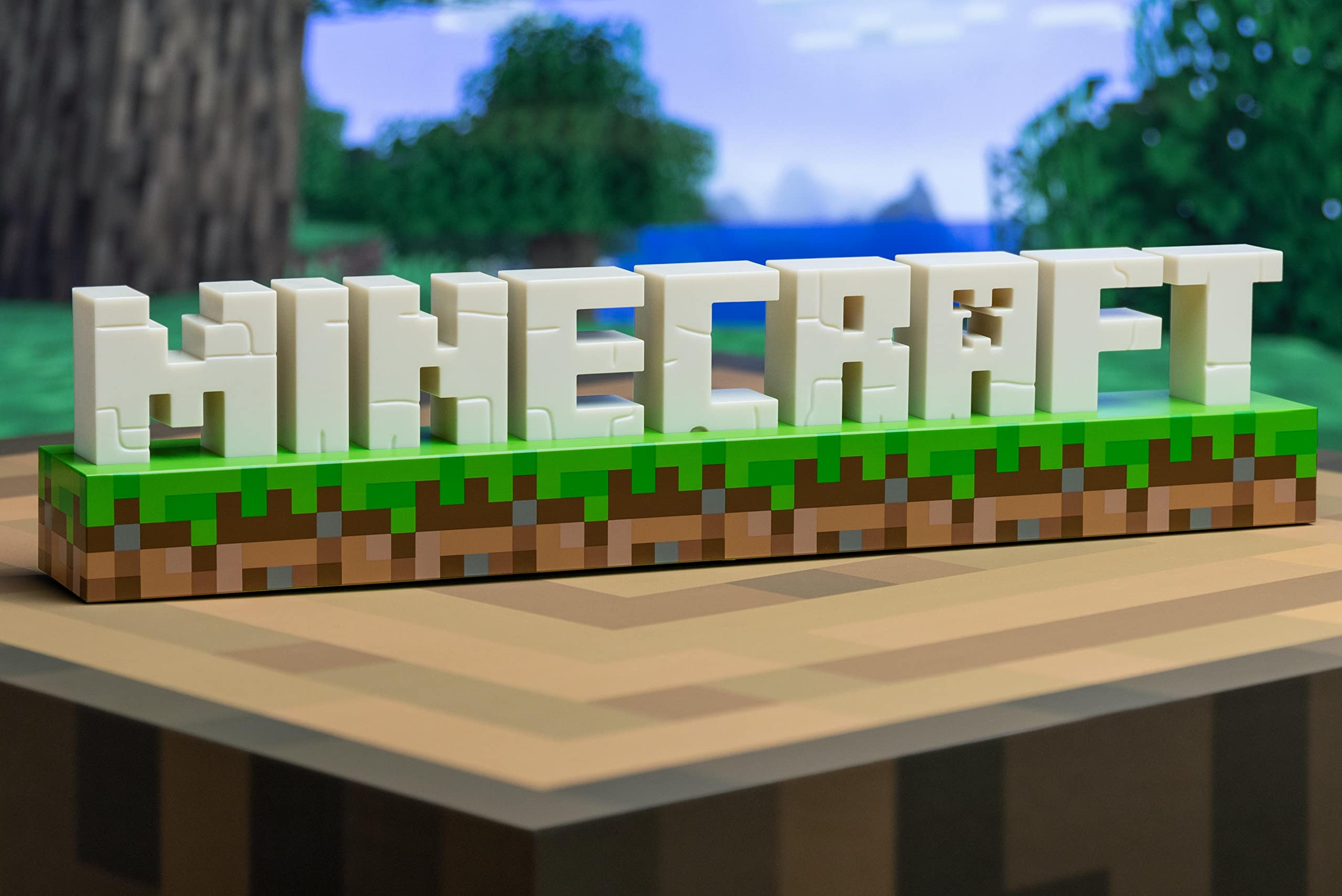 Foto 2 | Batería Logo Light Paladone Para Minecraft O Usb, 2 Modos De Luz - Venta Internacional.
