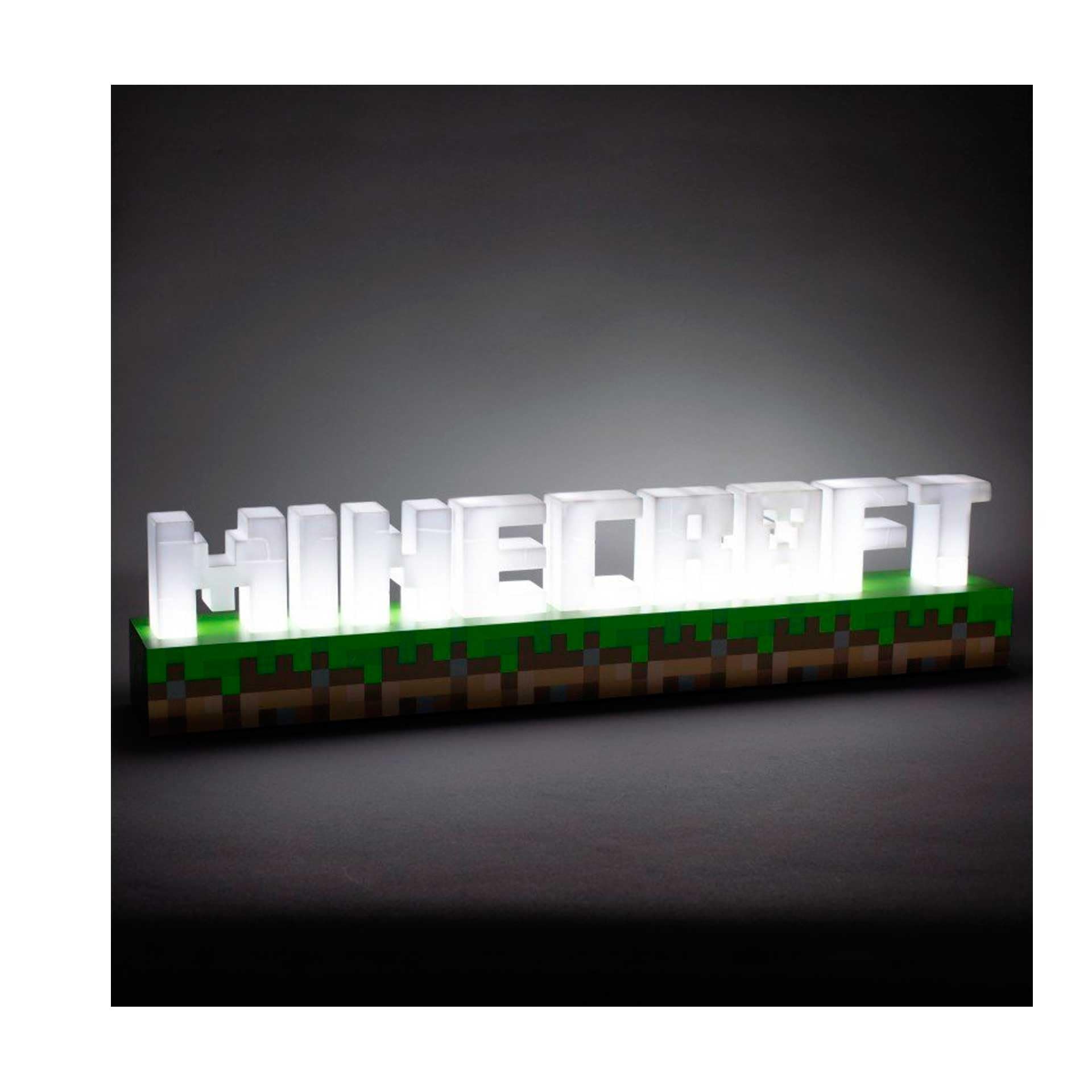 Foto 5 pulgar | Batería Logo Light Paladone Para Minecraft O Usb, 2 Modos De Luz - Venta Internacional.