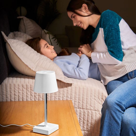 Foto 4 | Lámpara De Mesa Con Luz Led
