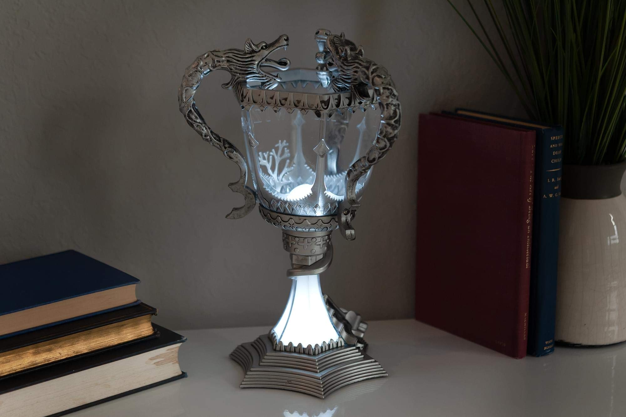 Foto 6 | Pila Mood Light De Harry Potter Con Los Tres Magos De 33 Cm, Color Plateado - Venta Internacional.