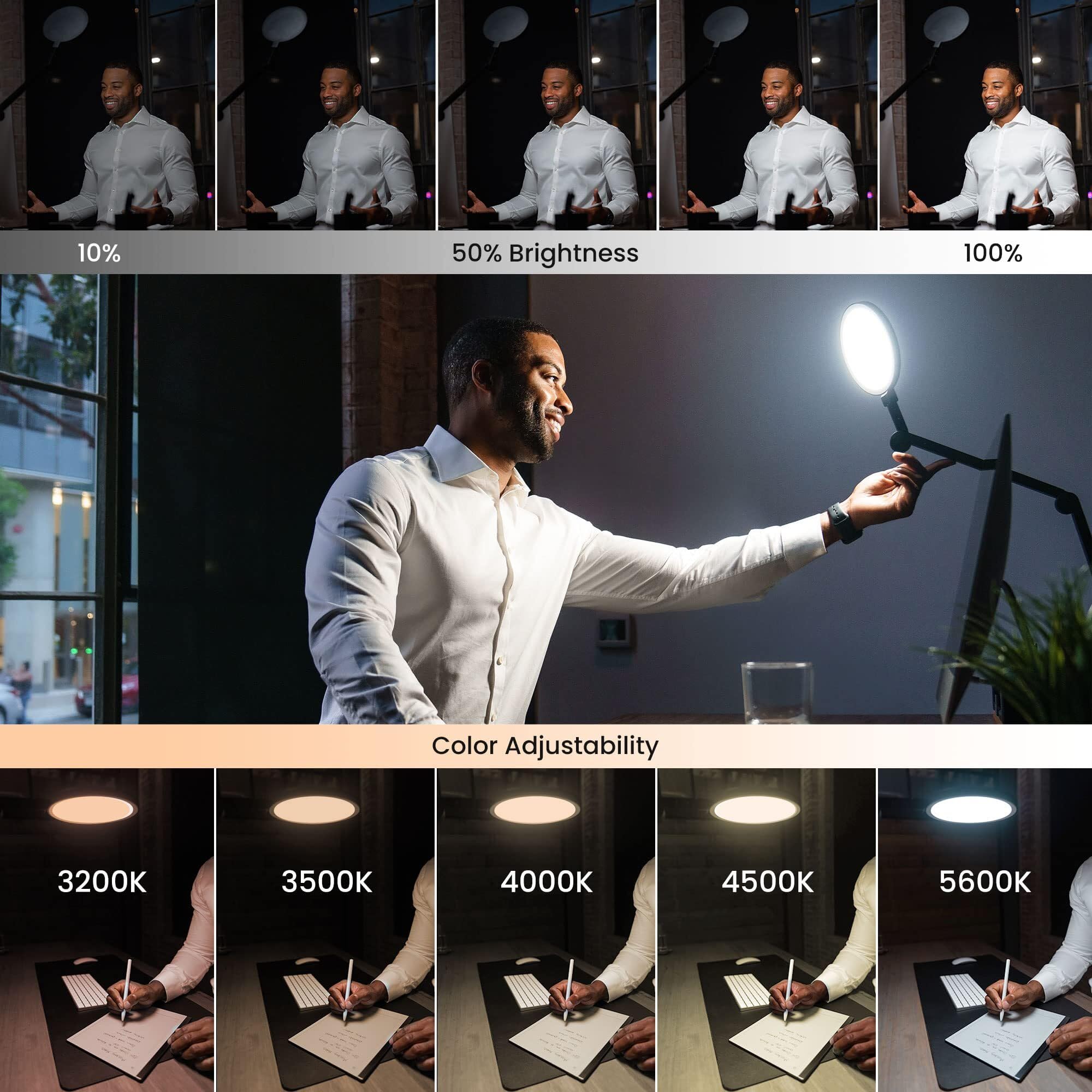 Foto 5 | Lámpara Led De Escritorio Lume Cube Edge 2.0 Regulable Con Puerto Usb Negra - Venta Internacional.