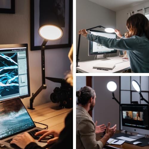 Foto 6 | Lámpara Led De Escritorio Lume Cube Edge 2.0 Regulable Con Puerto Usb Negra - Venta Internacional.