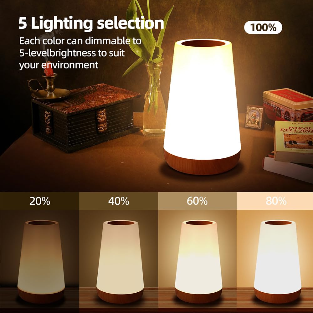 Foto 4 pulgar | Lámpara De Noche Luxxflour, Regulable Touch 5, Brillo 13 Rgb - Venta Internacional.