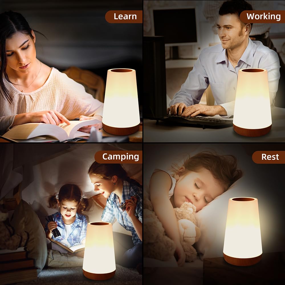 Foto 6 | Lámpara De Noche Luxxflour, Regulable Touch 5, Brillo 13 Rgb - Venta Internacional.