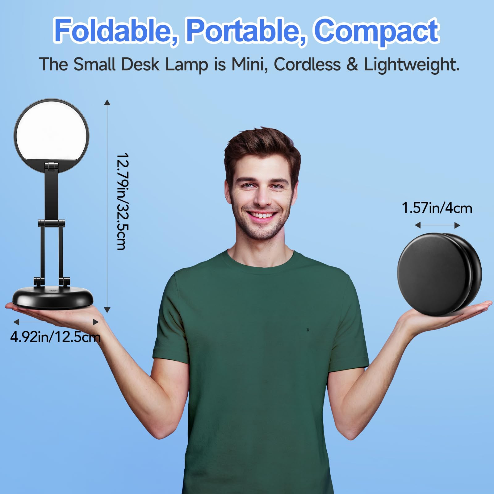 Foto 5 pulgar | Lámpara De Mesa One Fire Recargable, 3600 Mah, Plegable, Inalámbrica - Venta Internacional.