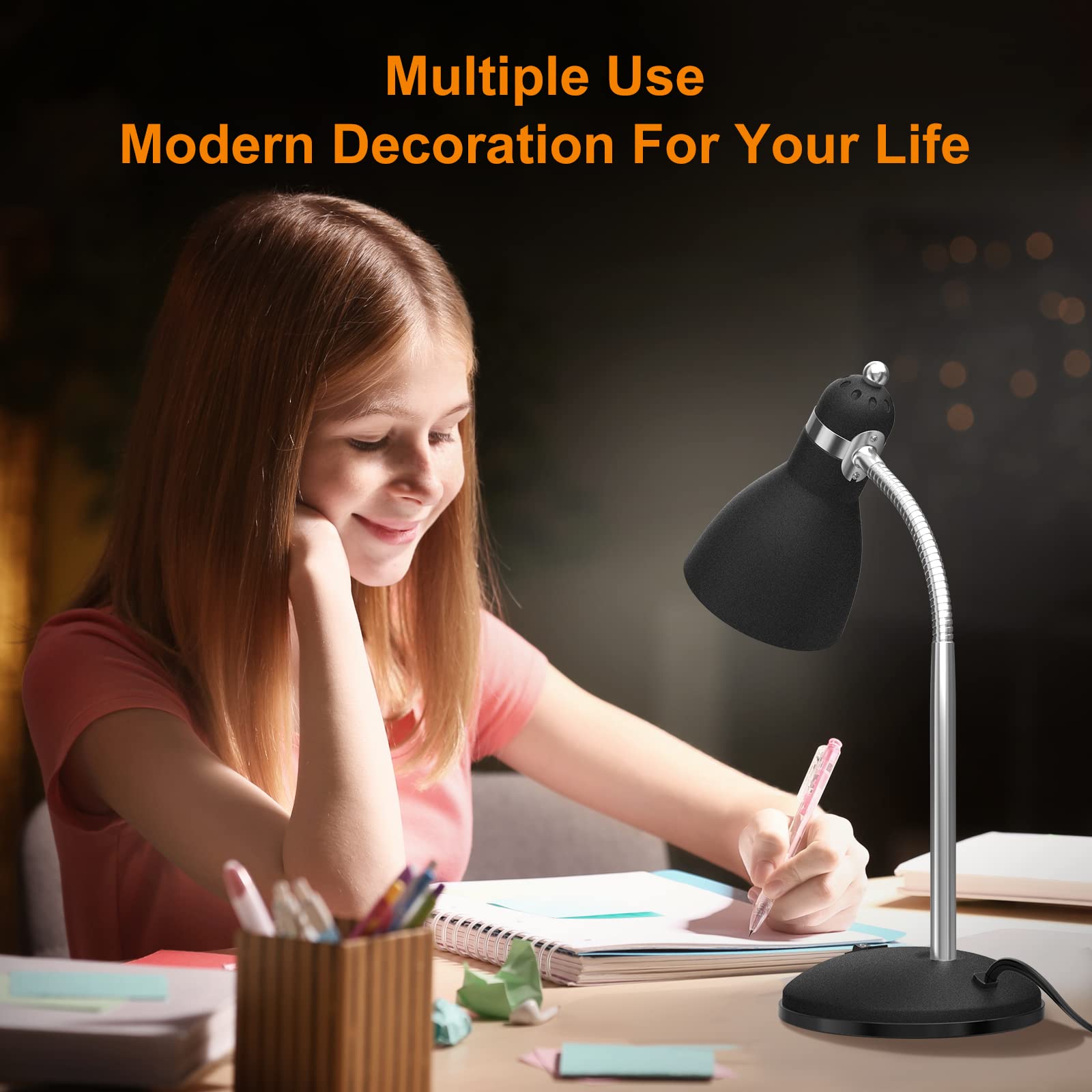 Foto 7 | Lámpara De Escritorio Lepower De Metal Que Cuida La Vista Con Cuello De Ganso Flexible - Venta Internacional.