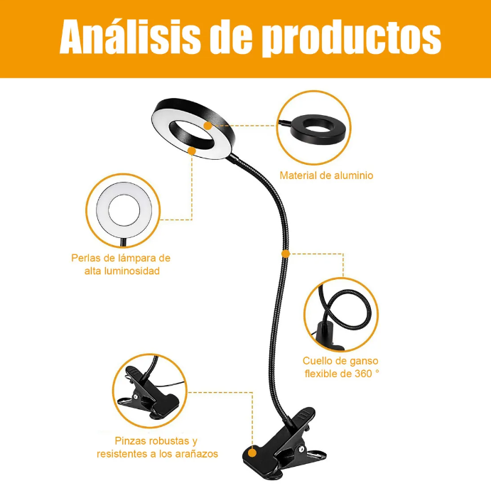 Foto 4 pulgar | Lampara Lupa Xtellar Escritorio
