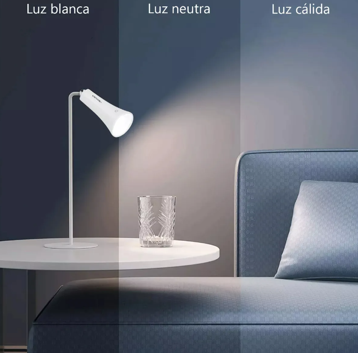 Foto 7 pulgar | Lampara Xtellar Escritorio Recargable Blanca