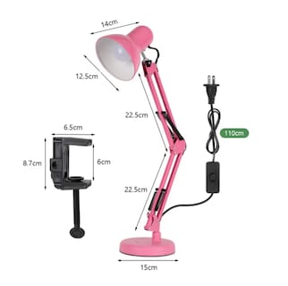 Foto 3 | Lámpara De Escritorio Xtellar 360° Grados Ergonómico Color Rosa