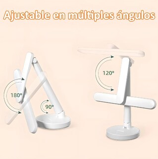 Foto 3 | Lampara De Escritorio Xtellar Con Portalápices Y Soporte Para Celular Color Blanco