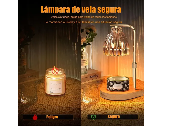 Foto 2 | Lámpara Xtellar Calentadora De Velas Aromáticas Regulable Con Tempor