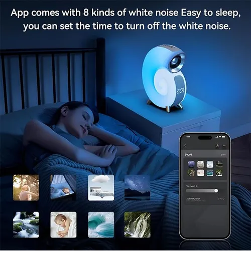 Foto 5 pulgar | Lámpara Xtellar De Mesilla De Noche Con Cargador Inalámbrico De 15 W
