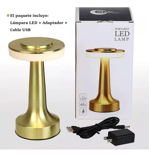 Foto 6 pulgar | Lámpara Xtellar De Mesa Led Portátil Con Sensor Táctil, 48h De Uso