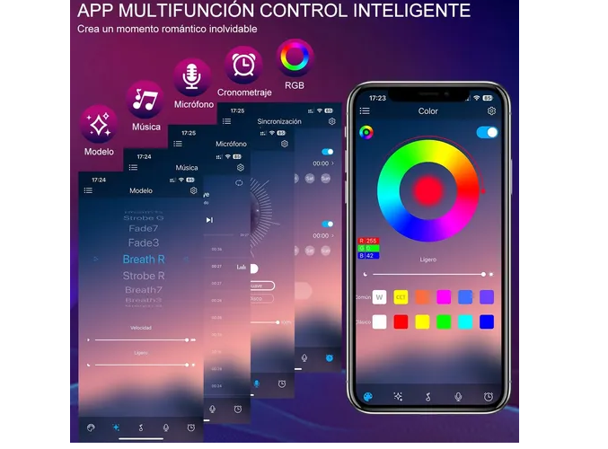 Foto 4 pulgar | Lámpara Xtellar De Atardecer Rgb Multifunción Proyector Ambiental