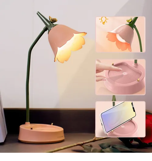 Foto 3 pulgar | Lámpara Xtellar Xtellar De Escritorio De Flores Ajustable Lámpara Led Táctil