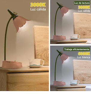 Foto 3 | Lámpara Xtellar Xtellar De Escritorio De Flores Ajustable Lámpara Led Táctil