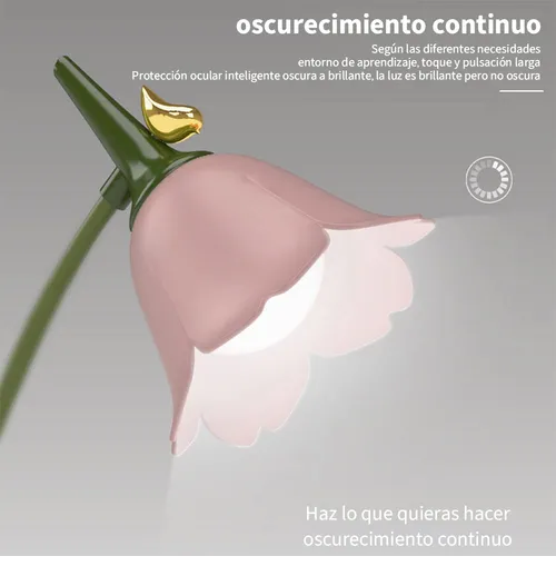 Foto 5 pulgar | Lámpara Xtellar Xtellar De Escritorio De Flores Ajustable Lámpara Led Táctil