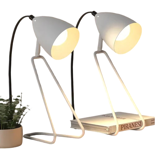 Foto 2 pulgar | 2pcs Xtellar Xtellar Lámpara De Escritorio Led Metal Giratoria 350° Con Foco