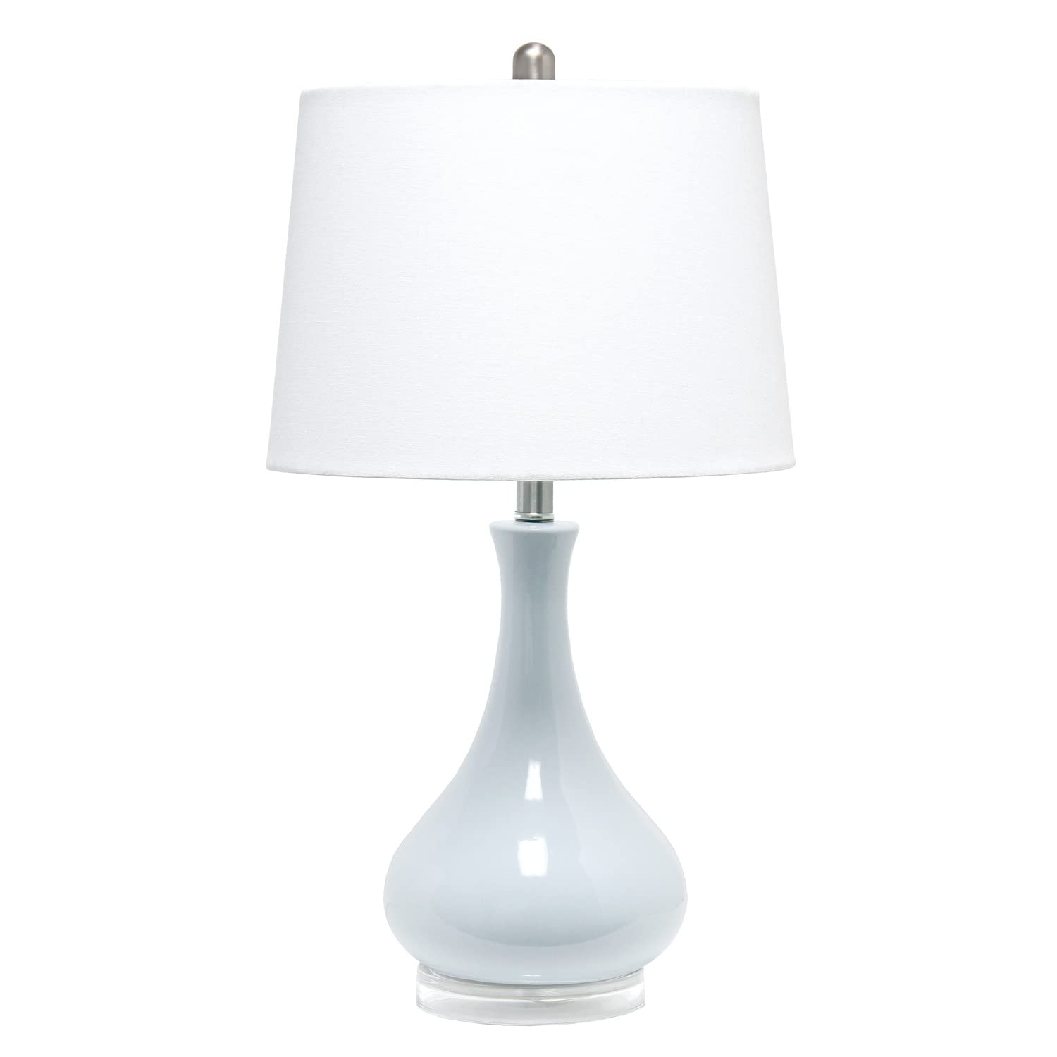Lámpara De Mesa Elegant Designs Lt3312-ltb Ceramic Genie Tear Drop - Venta Internacional.