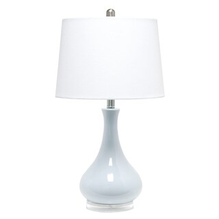Foto 1 | Lámpara De Mesa Elegant Designs Lt3312-ltb Ceramic Genie Tear Drop - Venta Internacional.