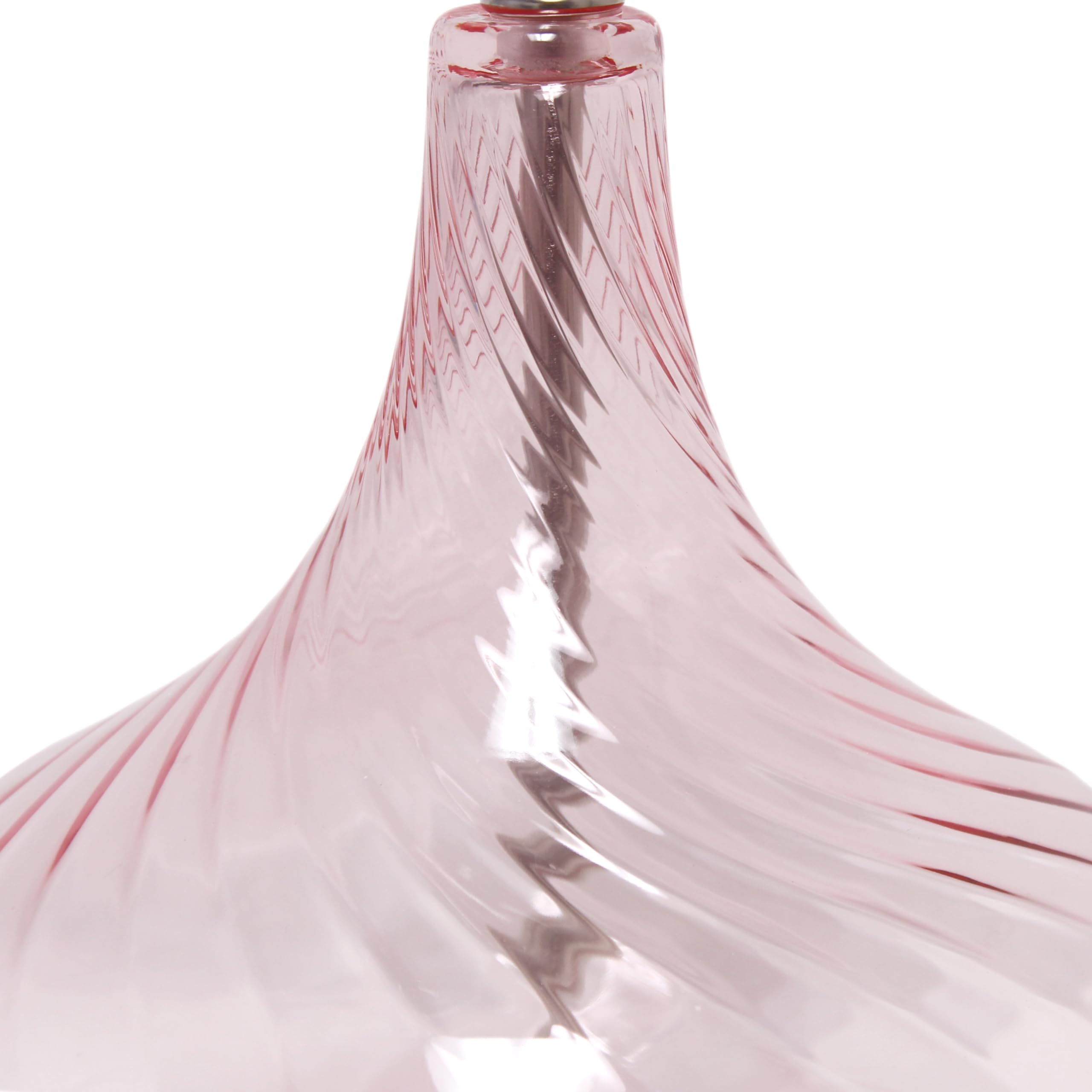 Foto 5 pulgar | Lámpara De Mesa Elegant Designs, Moderna Y Refinada, Cristal Ondulado, 24 Cm - Venta Internacional.