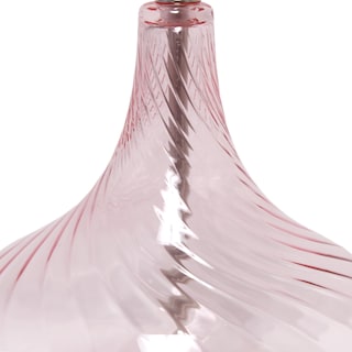 Foto 4 | Lámpara De Mesa Elegant Designs, Moderna Y Refinada, Cristal Ondulado, 24 Cm - Venta Internacional.