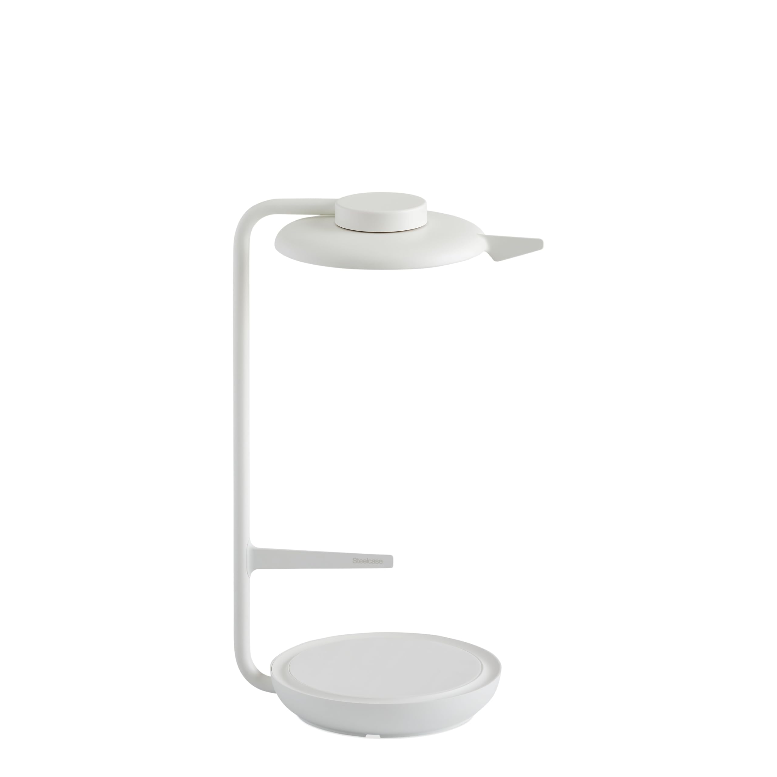 Lámpara De Escritorio Steelcase Eclipse Light Pearl Snow Con Atenuador - Venta Internacional.