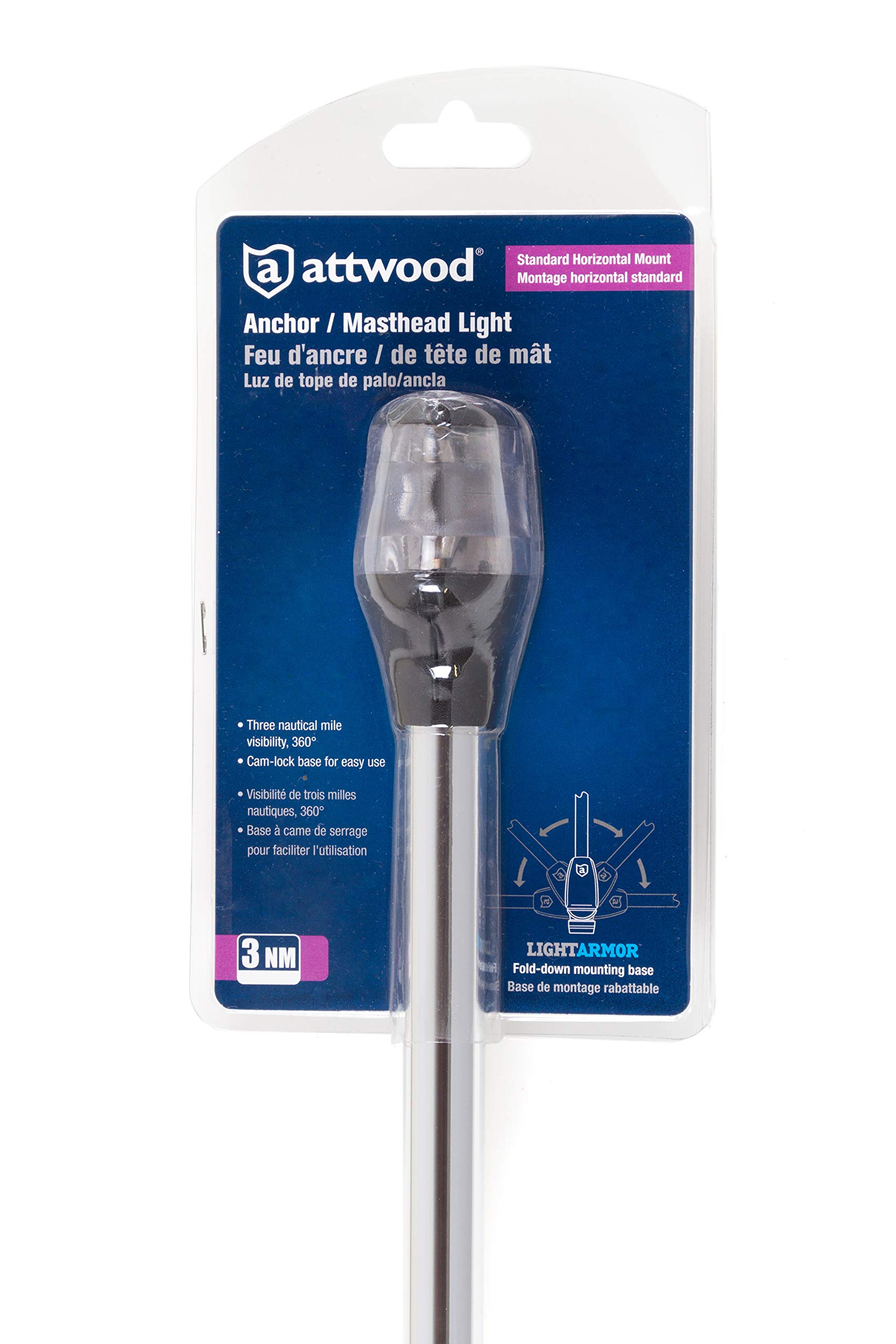 Foto 7 pulgar | Lámpara De Mástico/ancla Attwood Lightarmour Plegable De 3 Mm - Venta Internacional.