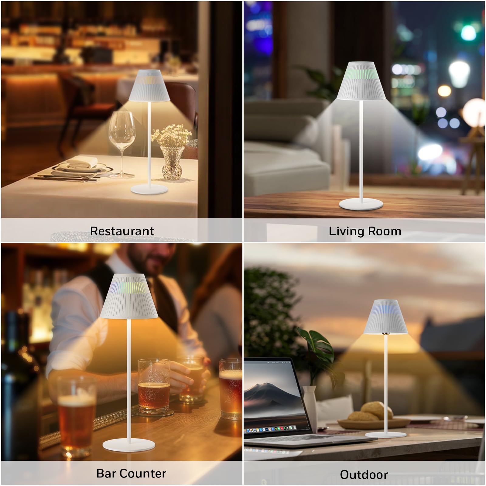 Foto 6 | Lámpara De Mesa Honeywell M1 Sunturalux Recargable Led 5200 Mah - Venta Internacional.