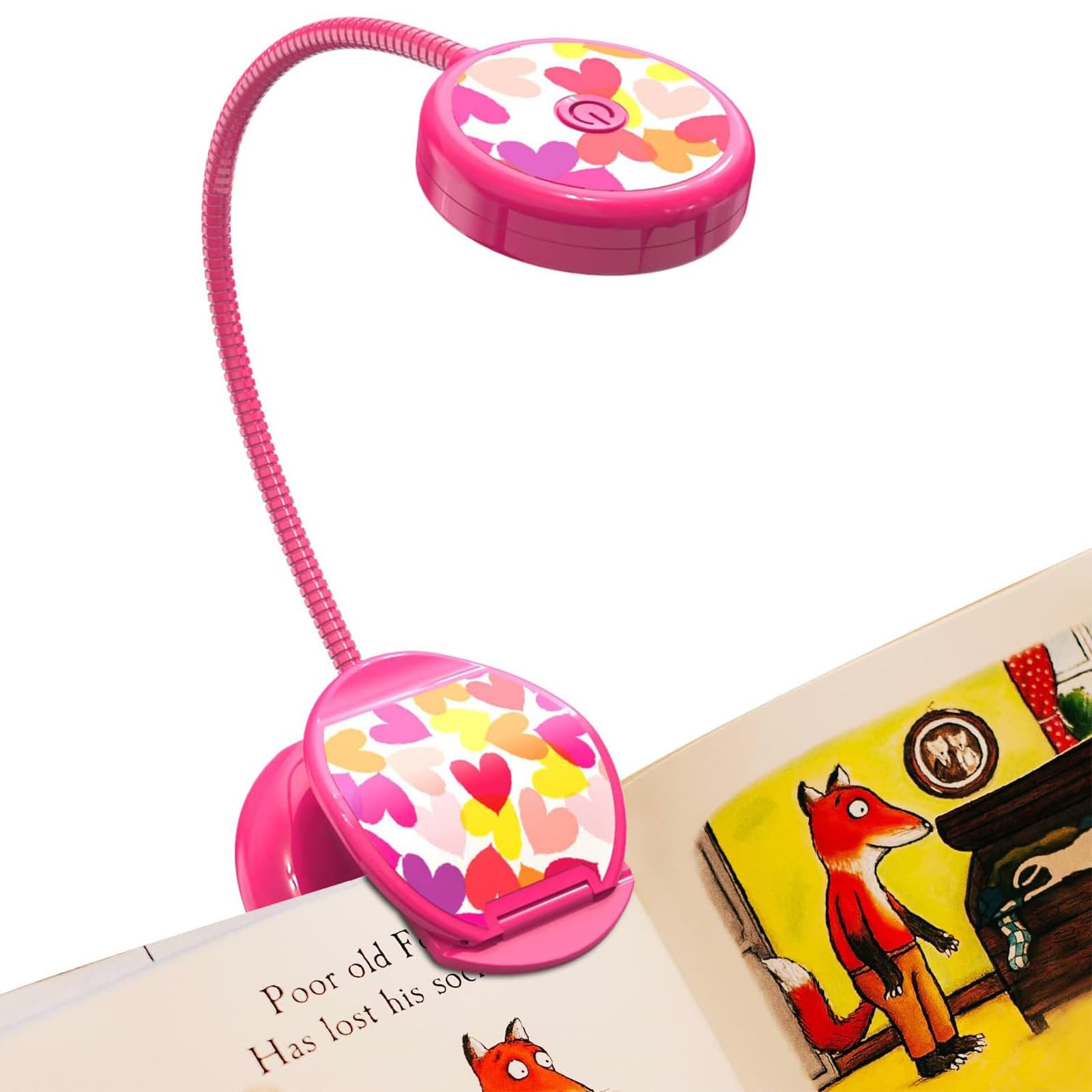 Foto 2 pulgar | Book Light Vekkia Cute - Clip-on Recargable Para El Cuidado De Los Ojos, Color Rosa - Venta Internacional.