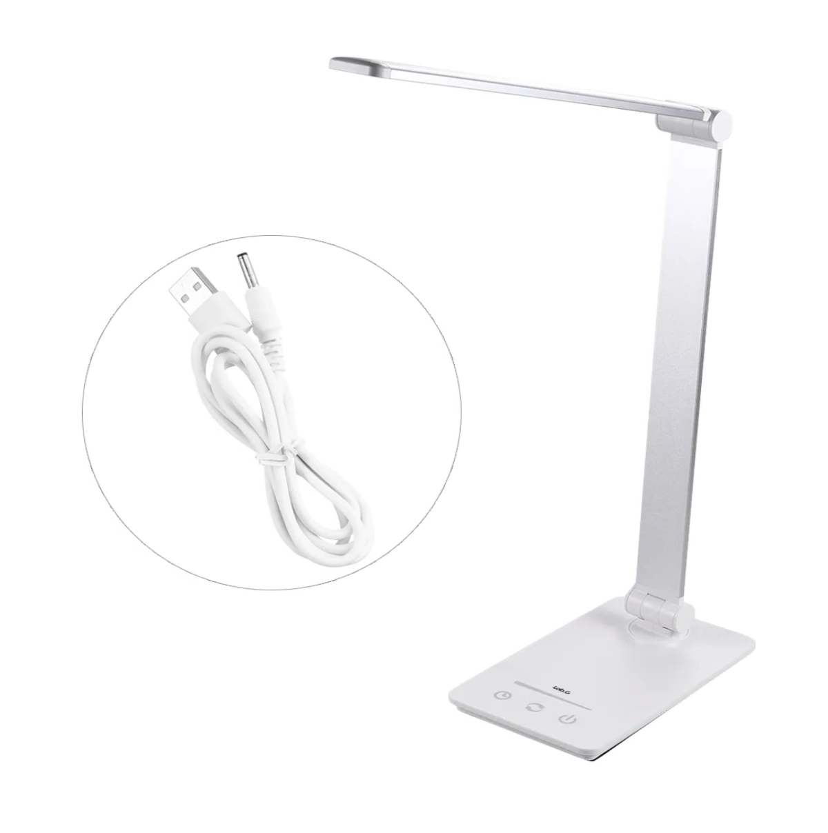 Foto 5 | Lámpara Escritorio Led 5 Modos 10 Niveles Brillo Puerto Usb Lab.g Blanco