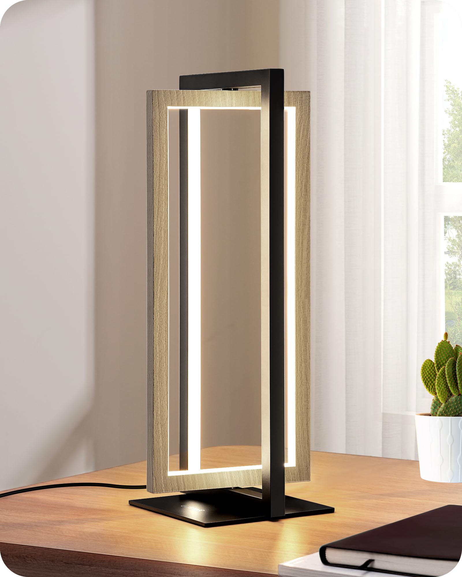 Foto 2 pulgar | Lámpara De Mesa Led Edishine, Sin Escalones, Regulable, 750 Lúmenes, 3 Colores - Venta Internacional.