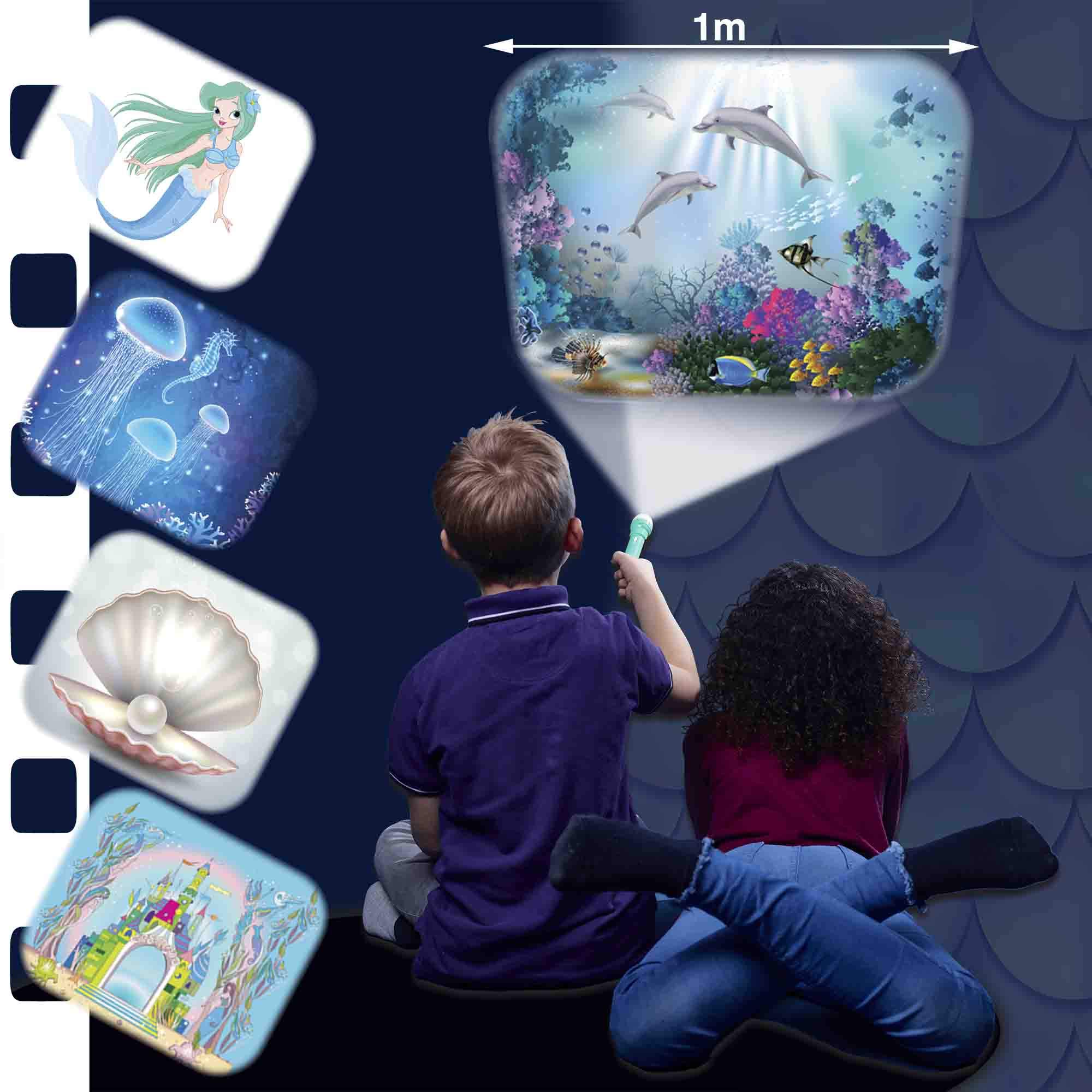 Foto 5 | Linterna Y Proyector Brainstorm Toys Mermaid Con 24 Discos - Venta Internacional.