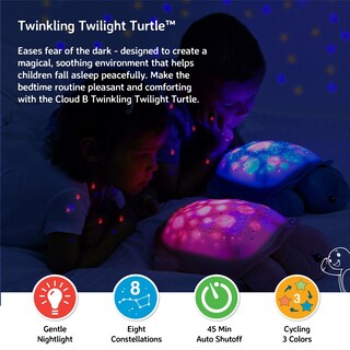 Foto 2 | Proyector De Luces Nocturnas Cloud B Twinkling Twilight Turtle Pink - Venta Internacional.