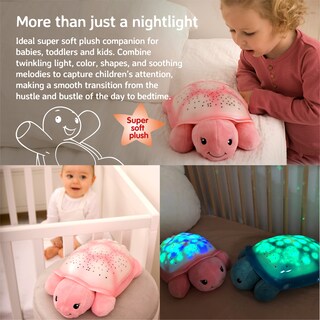 Foto 4 | Proyector De Luces Nocturnas Cloud B Twinkling Twilight Turtle Pink - Venta Internacional.