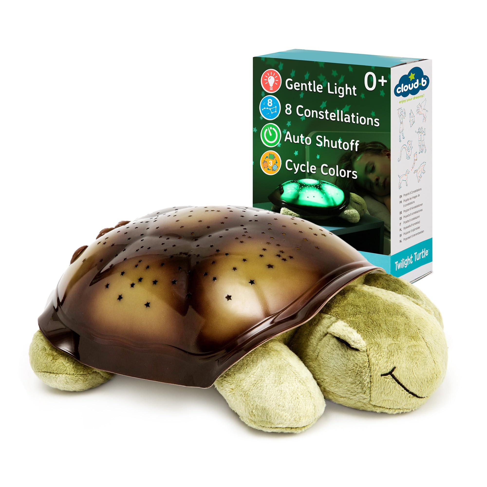 Foto 2 pulgar | Proyector Nightlight Star Cloud De Twilight Turtle Green - Venta Internacional.