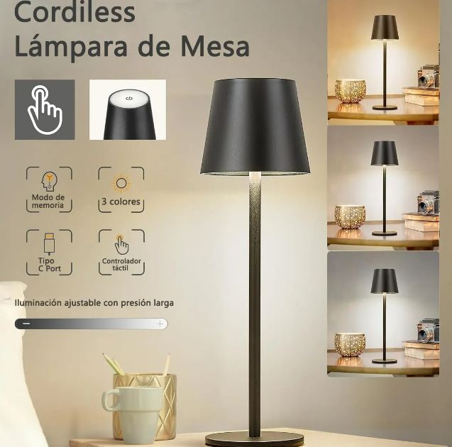 Foto 3 pulgar | Lámpara De Mesa Led Xtellar - Recargable, Ajustable, Portátil Y Resistente Al Agua