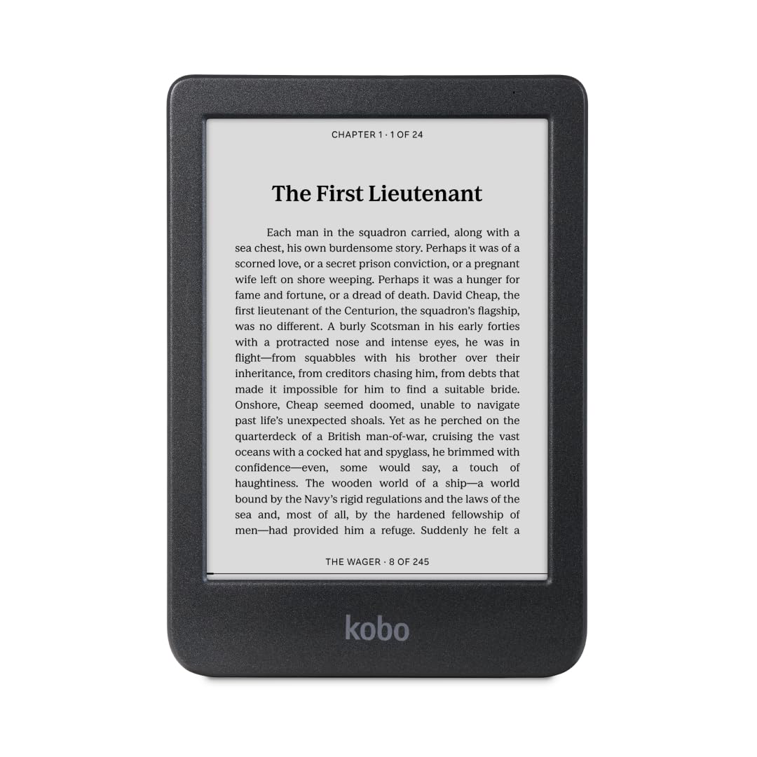 Foto 1 | Ereader Kobo Clara Bw De 6 Pulgadas, Antideslumbrante, Resistente Al Agua, 16 Gb, Negro - Venta Internacional.
