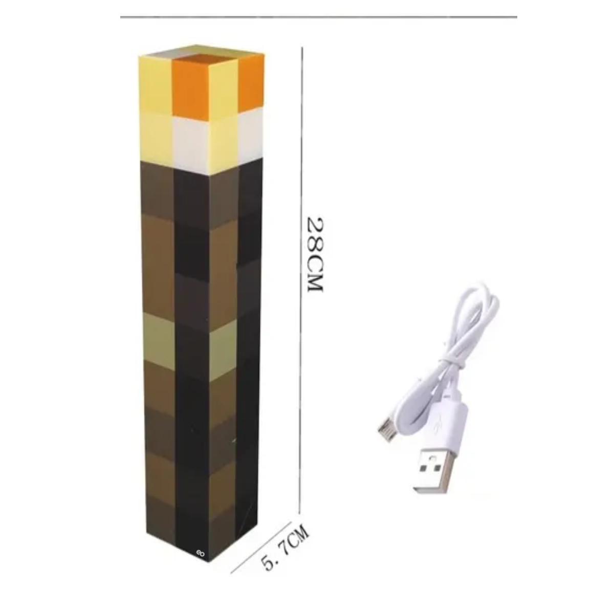 Foto 4 pulgar | Lampara De Antorcha Decorativo De Escritorio Led Recargable Eo Safe Imports Esi-19912 Multicolor