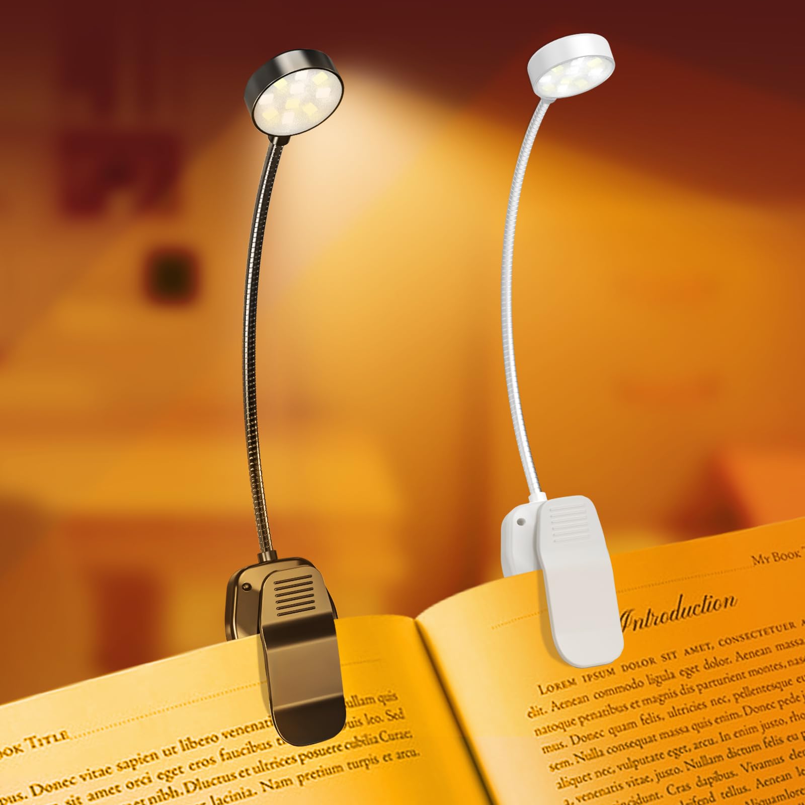 Foto 1 | Lámpara Recargable Para Lectura De Libros Ktebo 10 Led, 30 H De Autonomía - Venta Internacional.