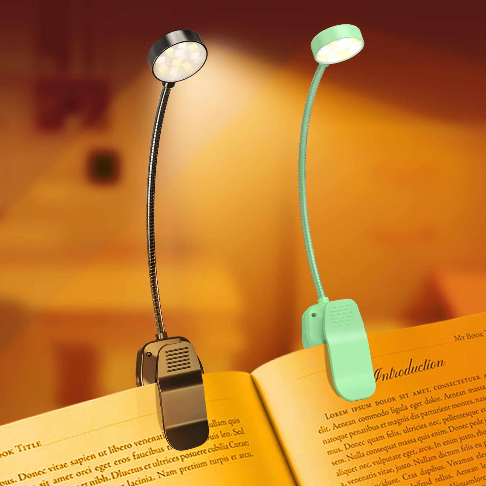Foto 2 pulgar | Lámpara De Lectura De Libros Recargable Ktebo 10 Led Durante Más De 30 Horas - Venta Internacional.