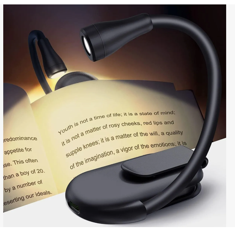 Foto 3 | Luz Led Con Clip De 360º Para Leer Libros Recargables En Mod