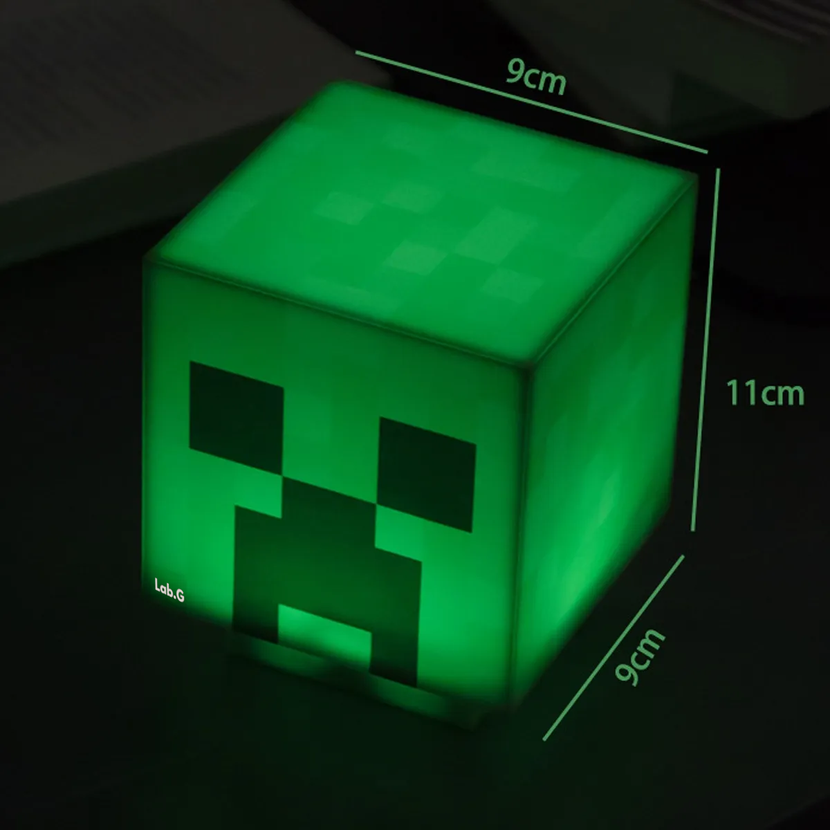Foto 6 pulgar | Lámpara De Minecraft Lab.g  Usb Verde