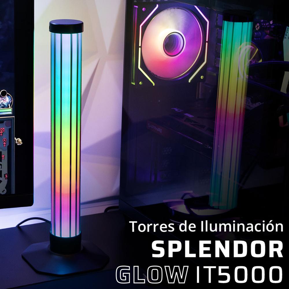 Foto 5 pulgar | Torres De Iluminacion Para Escritorio Balam Rush Splendor Glow It5000 Rgb Control/bluetooth Ajustabl
