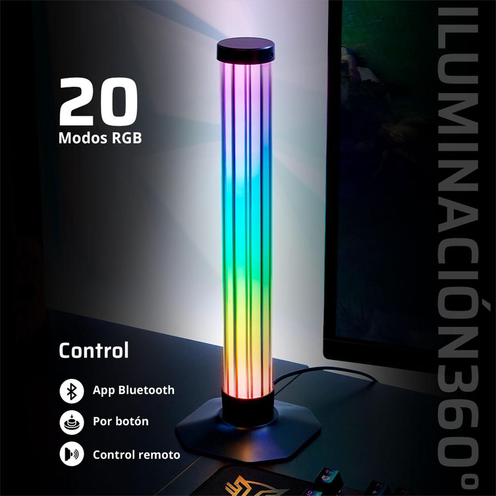 Foto 6 pulgar | Torres De Iluminacion Para Escritorio Balam Rush Splendor Glow It5000 Rgb Control/bluetooth Ajustabl